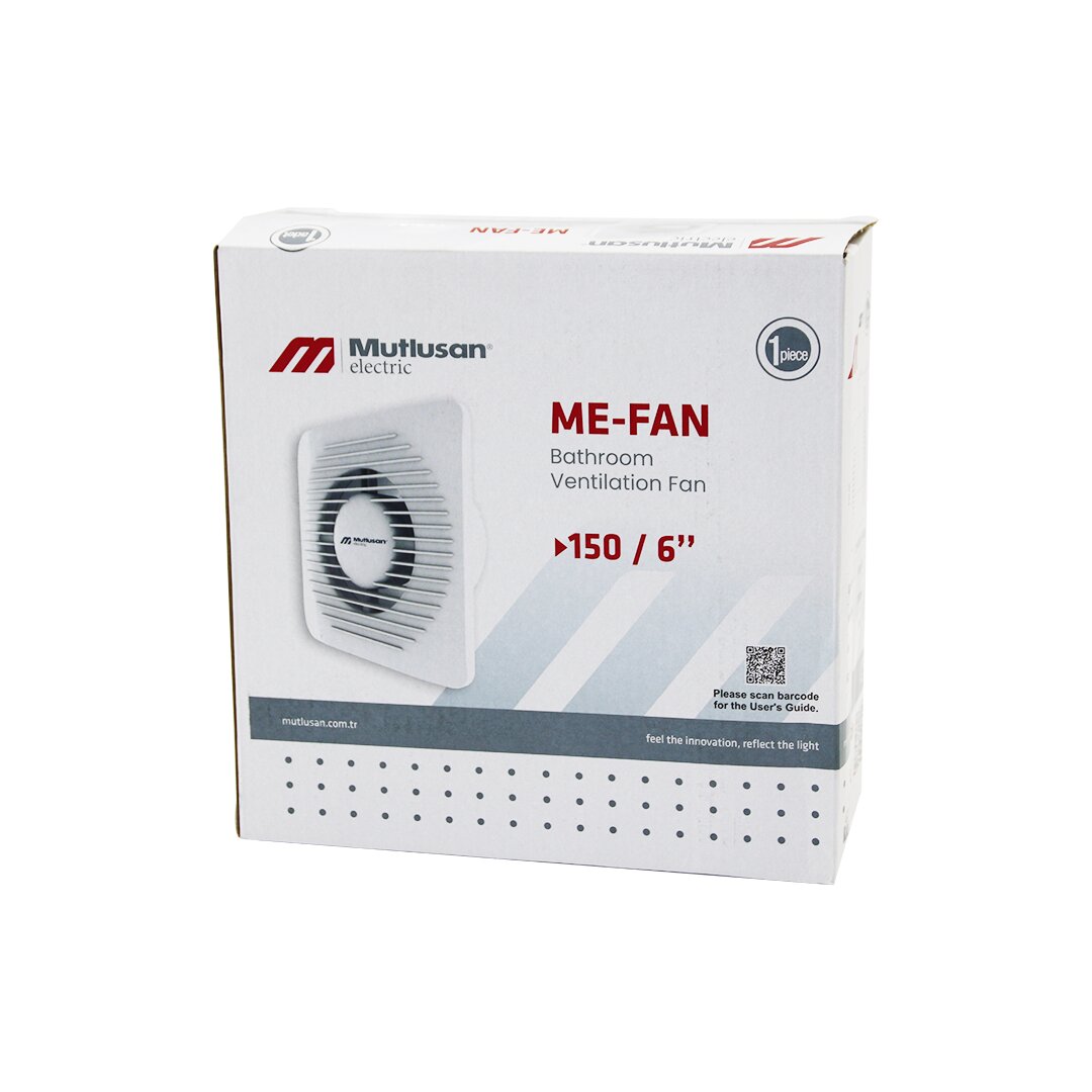 MUTLUSAN-001 211 000 150 00 00 ME-FAN 1506&amp;quot;BANYO TUVALET HAVALANDIRMA ASPİRATÖRÜ 20W 2800RPM 160M3/H (4767)