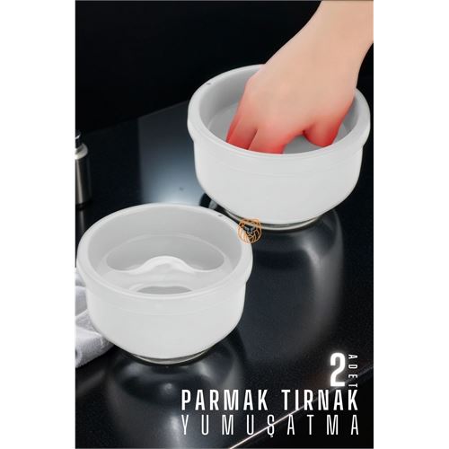 Turk Parmak Yumuşatma 2 ADET Manikür Kasesi