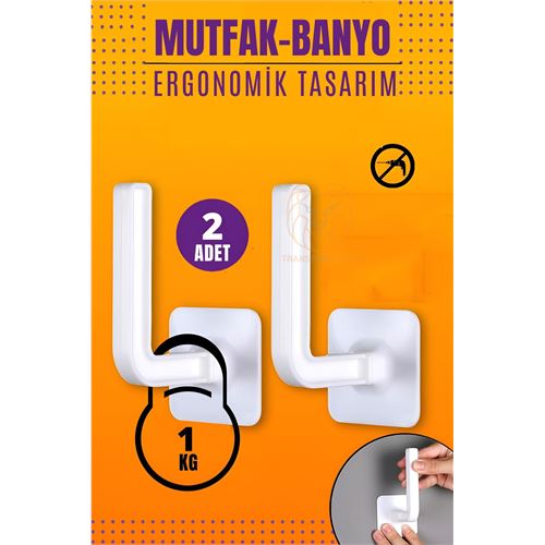 Turk Origami L Tip Askı Seti 2 Adet 718092