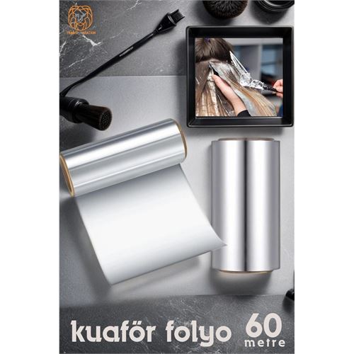 Turk Kuaför Saç Boyama Balyaj Folyo 60 mt