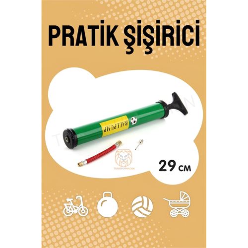Turk Bisiklet Top Bot Şişirici Pratik El Pompası