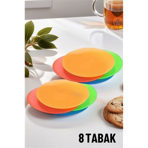 Turk 8 ADET Tabak Seti