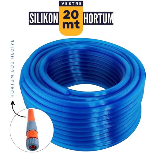 Turk  20 Metre Silikonlu Bahçe Hortumu Sulama Aparatı HEDİYELİ