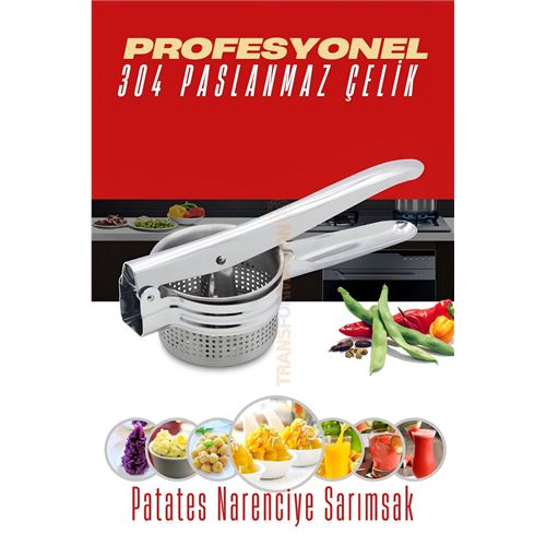 Turk  Patates Ezici 304 Paslanmaz Çelik Narenciye Sıkacağı Sebze Presi
