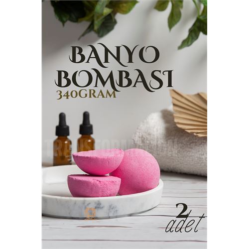 Turk Banyo Bombası Jakuzi Küvet Banyo Bombası Topu 2 adet 340 Gr