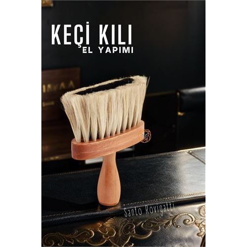 Turk Fade Ense Saç Kıl Fırçası Ahşap S.Rovigatti