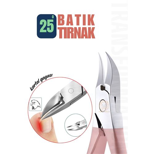Turk Tırnak Batık Makası Pedikür Makası Tungsten Çelik Profesyonel