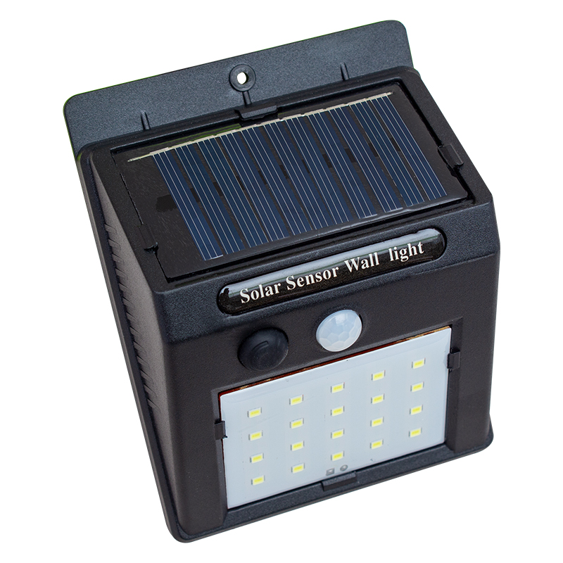 SOLAR SENSÖRLÜ DUVAR TİPİ 20 LEDLİ DUVAR APLİK (4767)