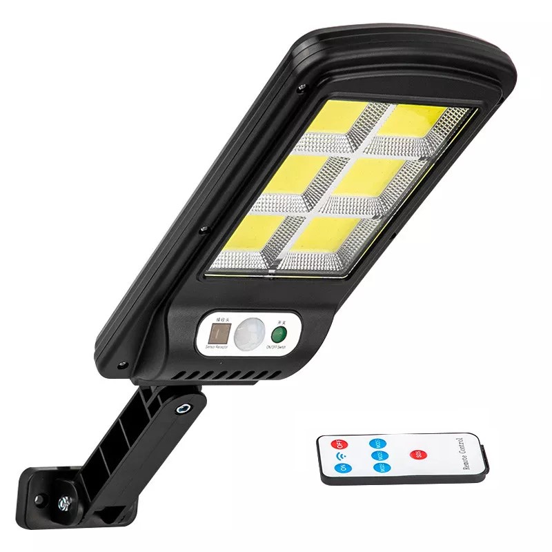 W756-6 HAREKET SENSÖRLÜ 3 MODLU UZAKTAN KUMANDALI 6 COB LEDLİ SOLAR LAMBA (4767)
