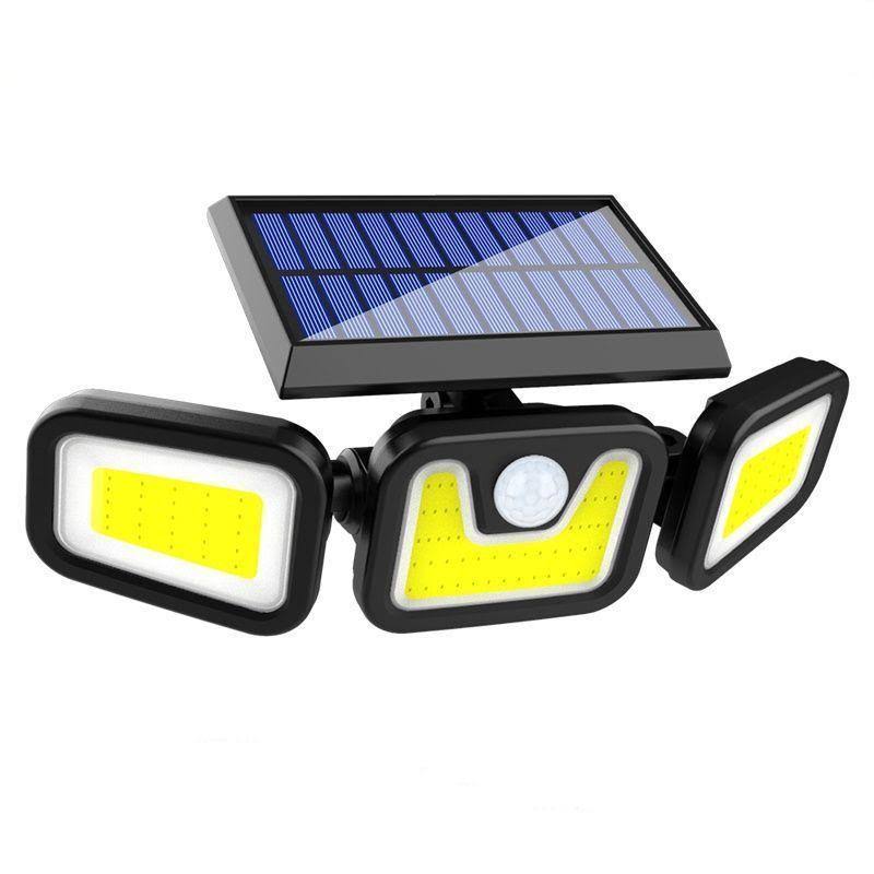 MX-W771B SENSÖRLÜ 3 MODLU 90 COB LEDLİ SOLAR AYDINLATMALI DUVAR LAMBASI (4767)