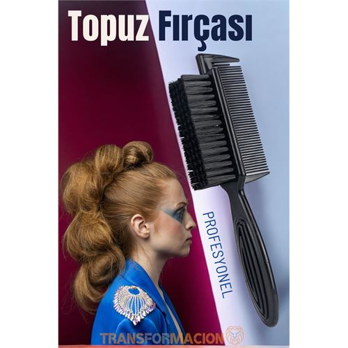 Turk Saç Topuz Fırçası 2 Yönlü Professional