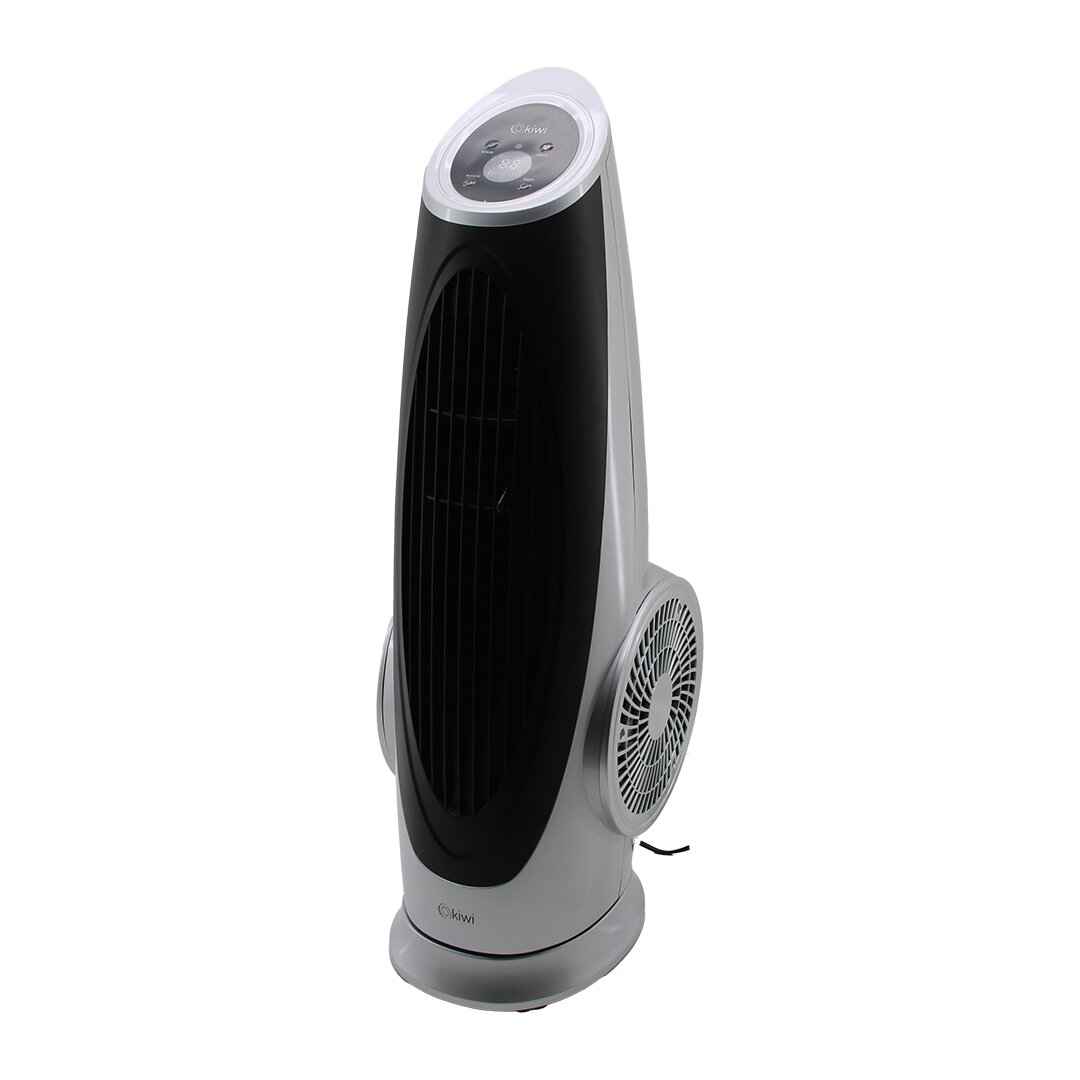 KİWİ KFAN-7690  KULE TİPİ   TURBO FAN VANTİLATÖR   KUMANDALI - DOKUNMATİK EKRAN  130W   3 KADEME HIZ   Y: 75CM (4767)
