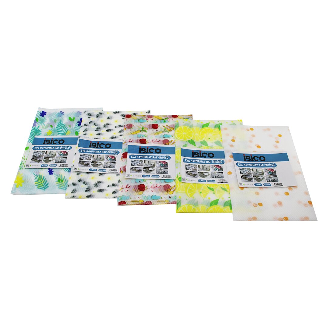 6 PCS   30X45CM   EVA - KAYMAZ  DOLAP VE ÇEKMECE İÇİ RAF ÖRTÜSÜ (4767)