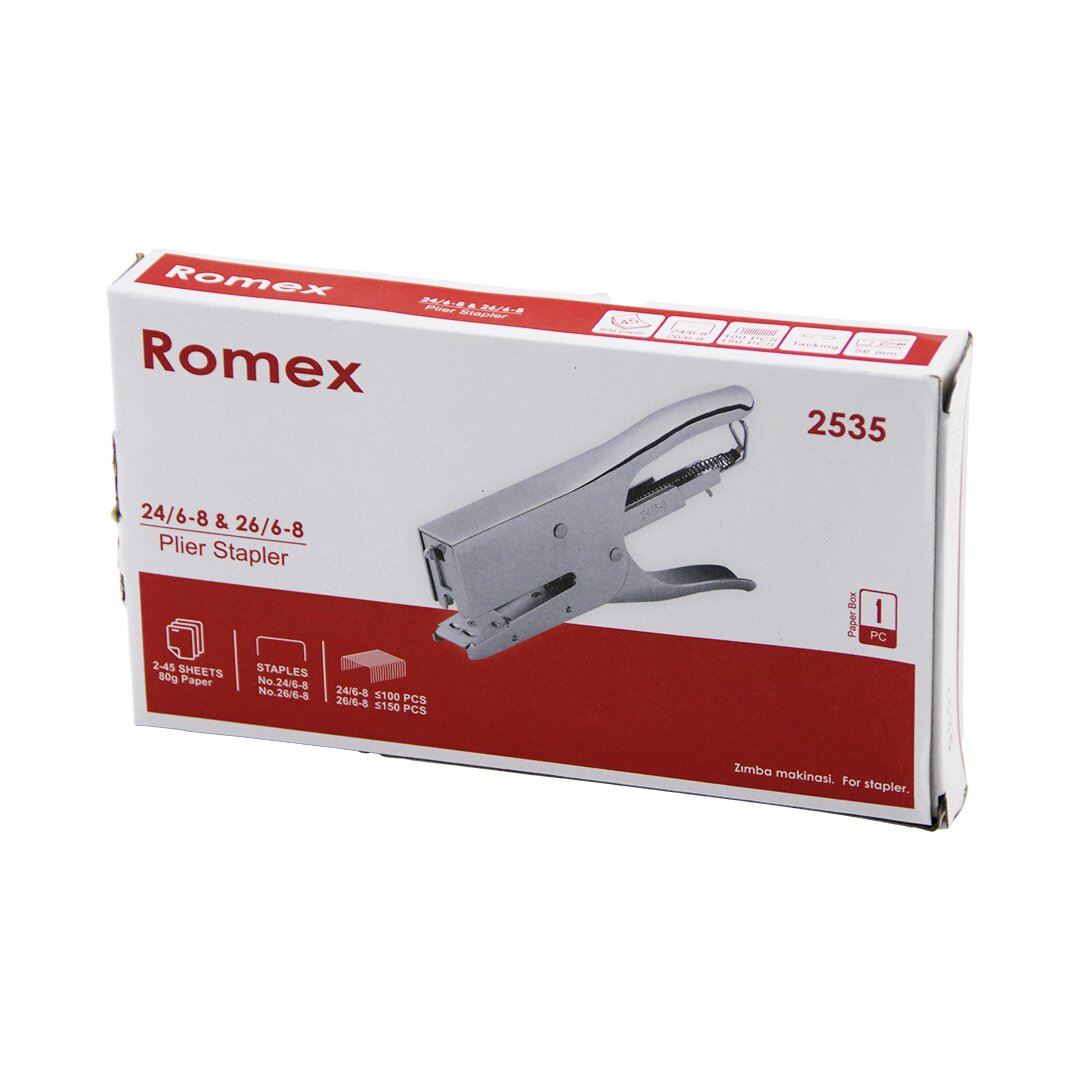 PENSE MODEL ÇELİK ZIMBA MAKİNESİ 24 /6-8 - 26 /6-8  56MM 100-150PCS TEL HAZNE 2-45 SAYFA= 80GR (4767)