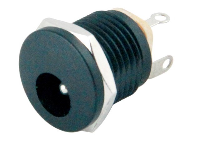 DC ŞASE 2.1MM YUVARLAK SOMUNLU (IC-257A) (4767)