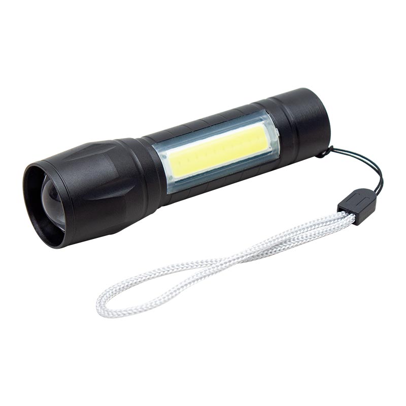 METAL FLASHLIGHT POWER LEDLİ ŞARJLI EL FENERİ (4767)