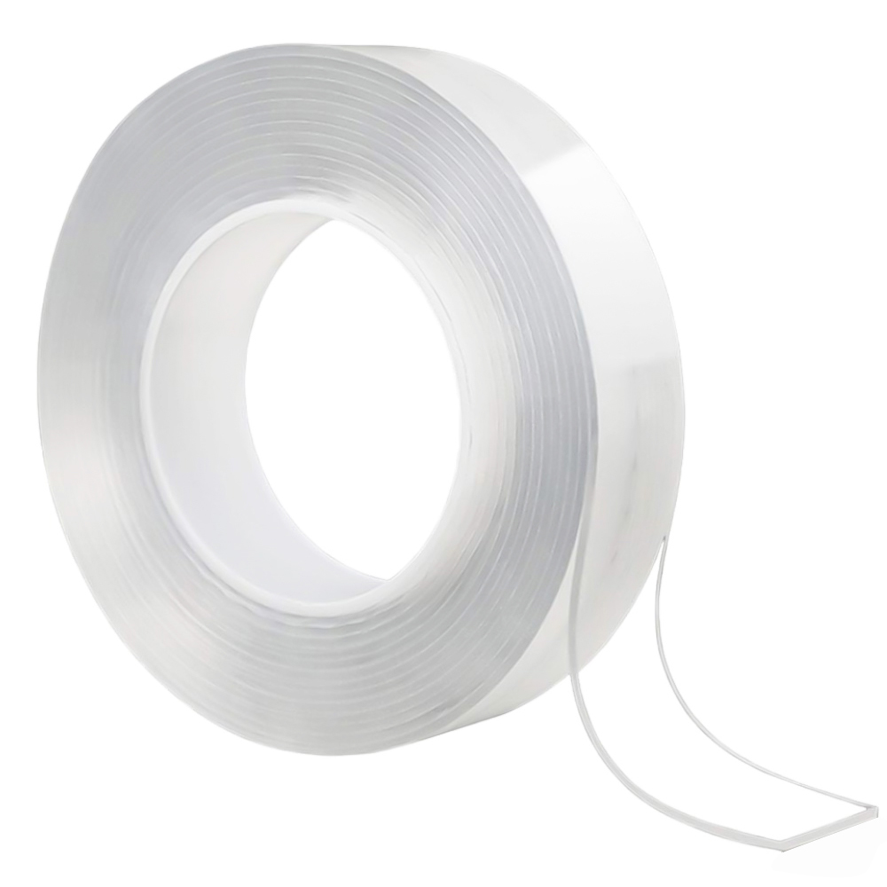 ÇİFT TARAFLI NANO TEKNOLOJİ SÜPER YAPIŞTIRICI ŞEFFAF BANT 1MM*3CM*3M (4767)