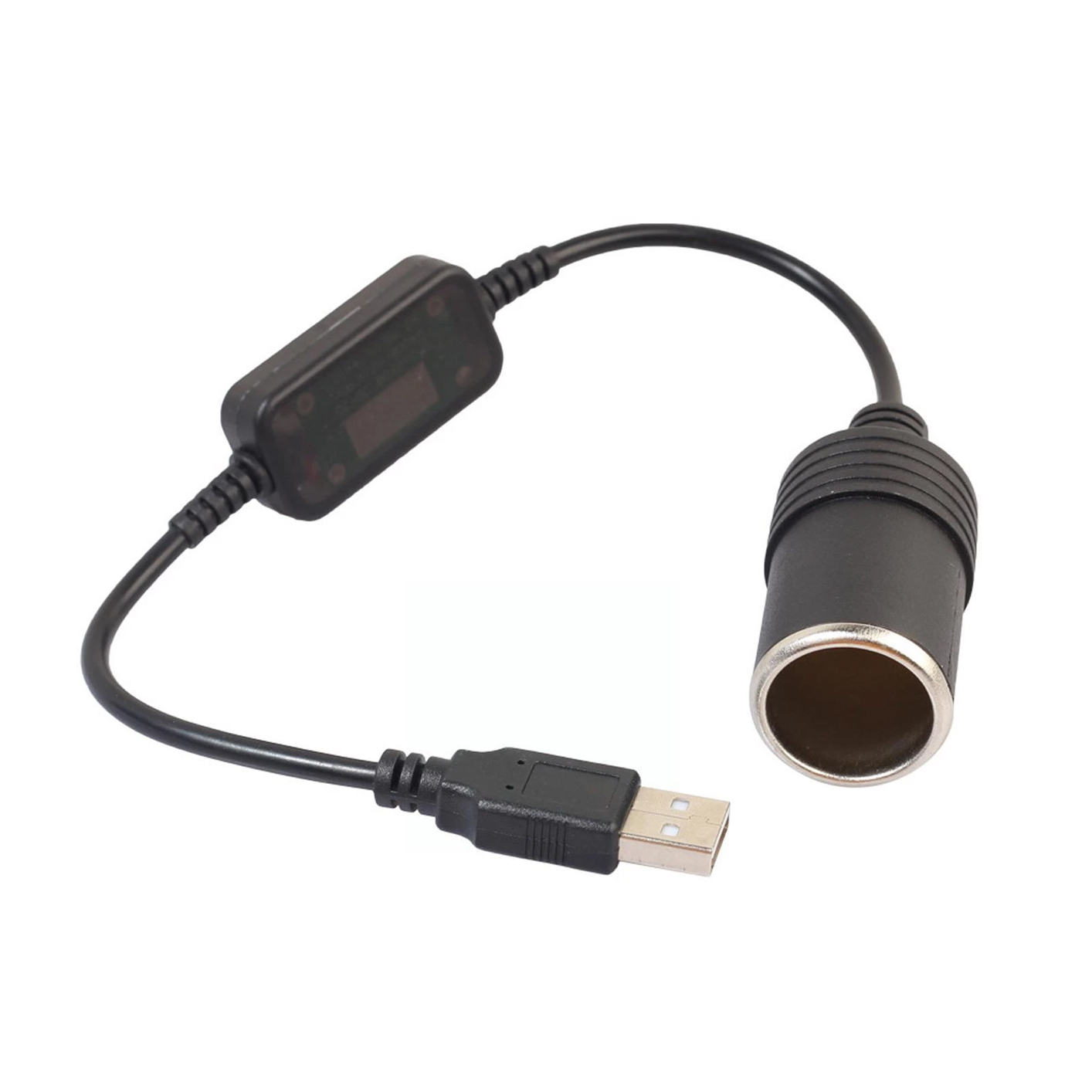 USB 2.0 5 VOLT - 2 AMPER TO 12 VOLT - 0.8 AMPER ÇAKMAK FİŞİ DİŞİ ÇEVİRİCİ (4767)