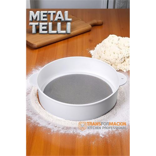 Turk Un Eleği -Metal Telli Elek - Plastik Çerçeveli 28 cm Un Eleği