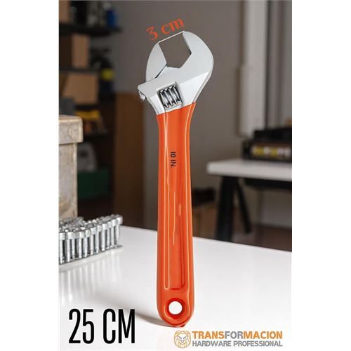 Turk 3 cm Ağız Kurbağacık - İngiliz Anahtarı 10 İnç 25 cm