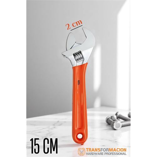 Turk 2 cm Ağız Kurbağacık - İngiliz Anahtarı 6 İnç 15 cm