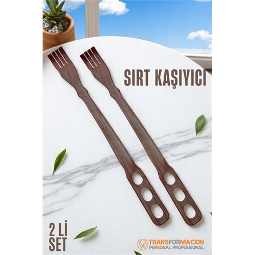 Turk Sırt Kaşıma Aparatı - Plastik Sırt Kaşıyıcı 2 li set