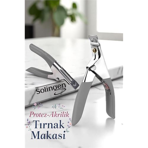 Turk Akrilik Tırnak Makası - 3 Model Kesebilen Protez Tırnak Kesici Solingen Professional