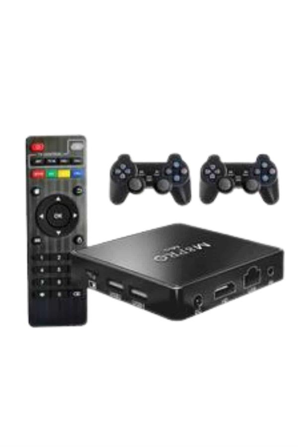 M8 PRO Mini 2.4G 10K ultra HD 64 GB TV BOX Android TV GAME BOX  2 Adet Oyun Konsolu