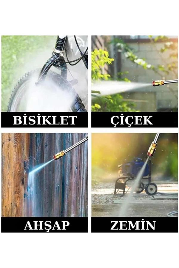 Şarjlı Oto Yıkama, Bahçe Sulama Tabancası Makinesi Yüksek Basınçlı