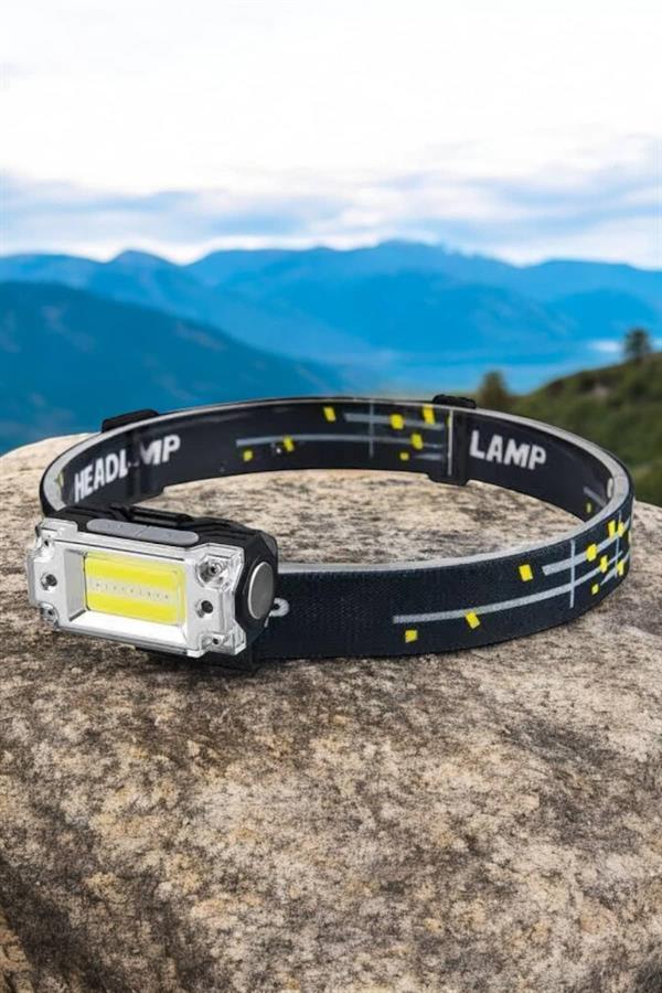 Kafa Lambası Kamp Feneri Balıkçı Feneri Başlıklı Suya Dayanıklı