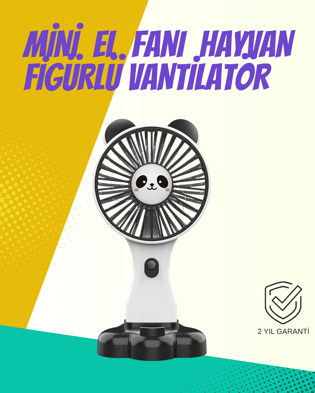 Çok Fonksiyonlu Mini El Fanı – Sessiz & Güçlü Yaz Yardımcısı