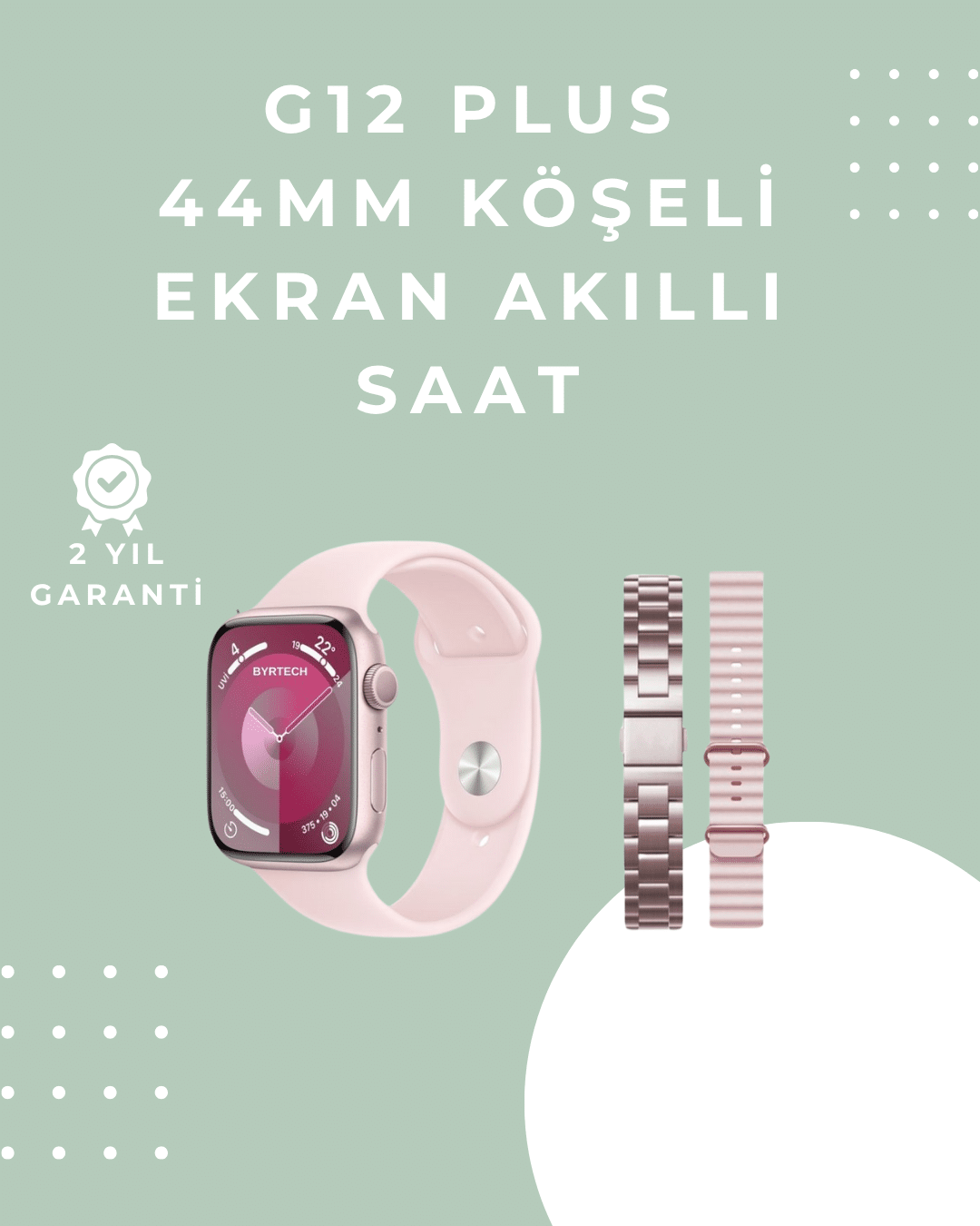 Nabız ve Uyku Takipli Akıllı Saat – Adımsayar, GPS, Suya Dayanıklı, Sesli Görüşme Özellikli