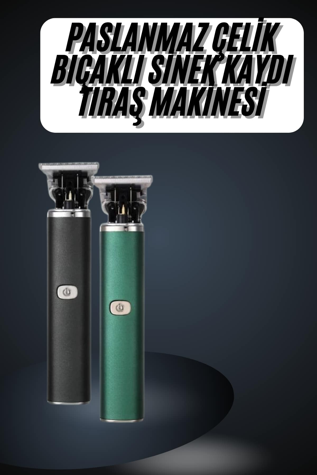 Paslanmaz Çelik Bıçaklı Sinek Kaydı Tıraş Makinesi Uzun Ömürlü
