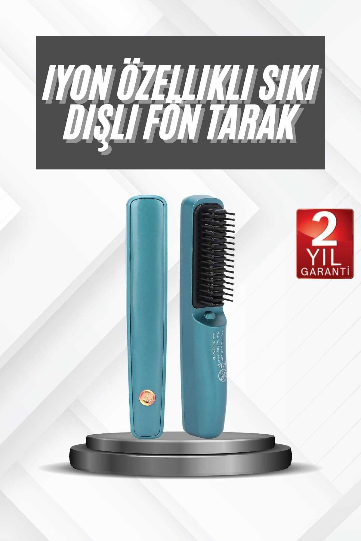 Fön Tarak Yüksek Isı Ayarlı Elektriklenme Karşıtı İyon Özelliği