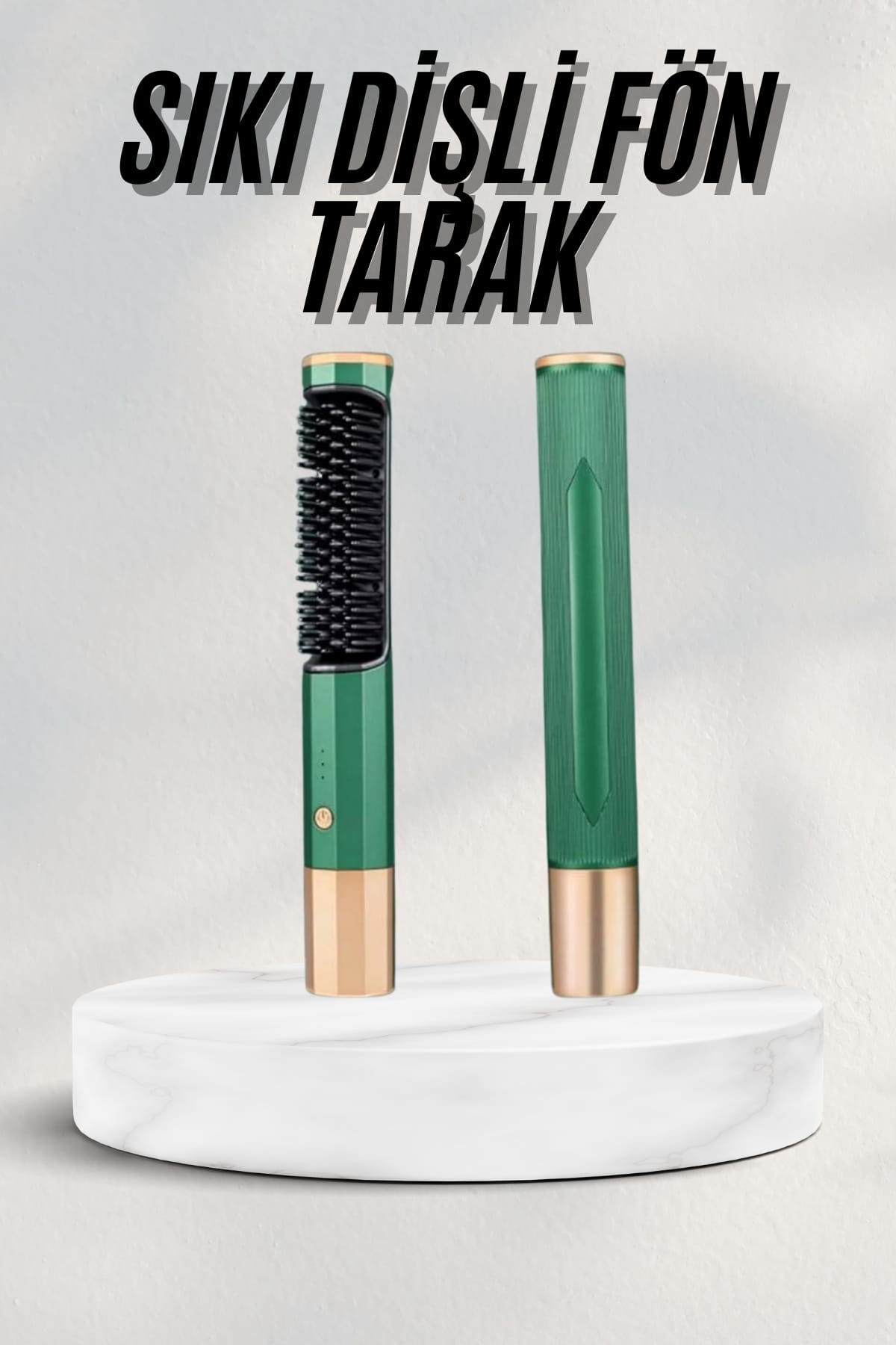 Düzleştirici Fırça Saç Düzleştirici Arada Fön Tarak Taşınabilir