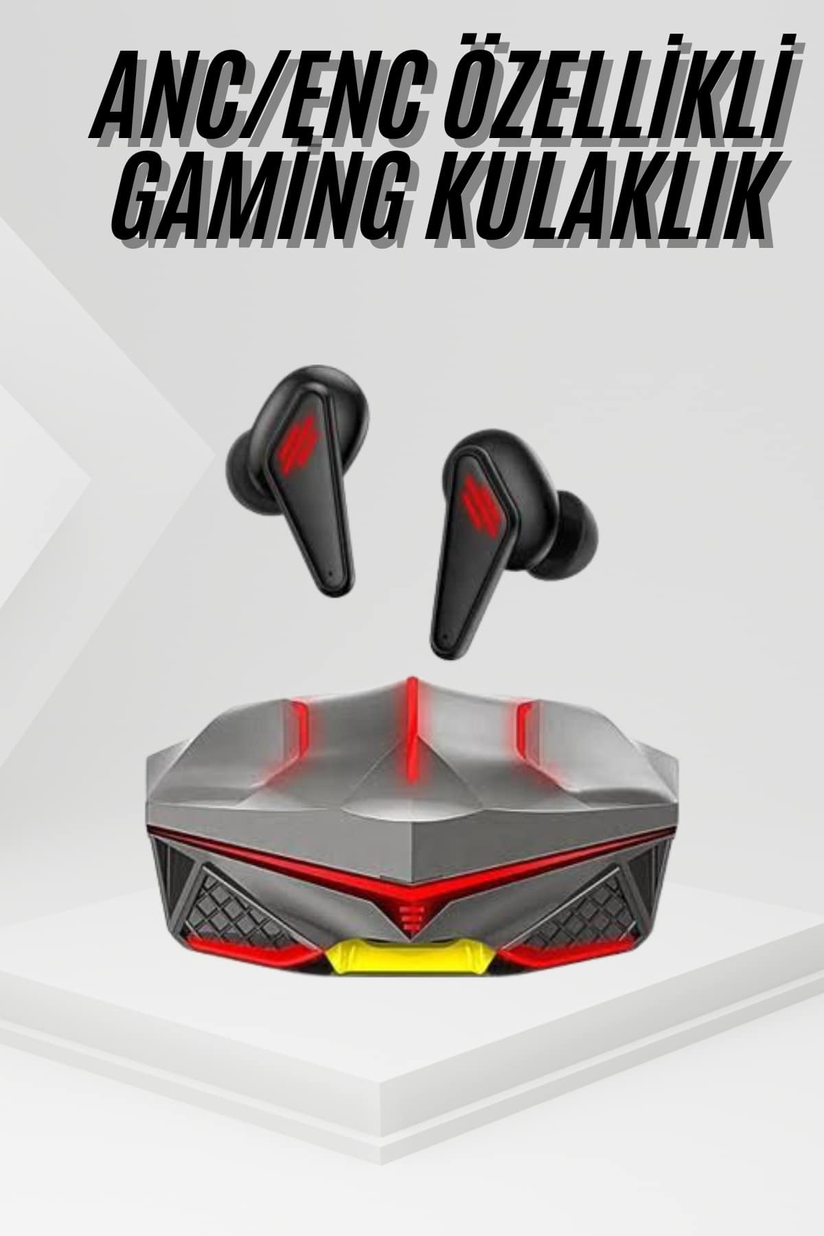 Profesyonel TWS Işıklı Kablosuz Bluetooth Kulaklık Oyuncu Kulaklığı