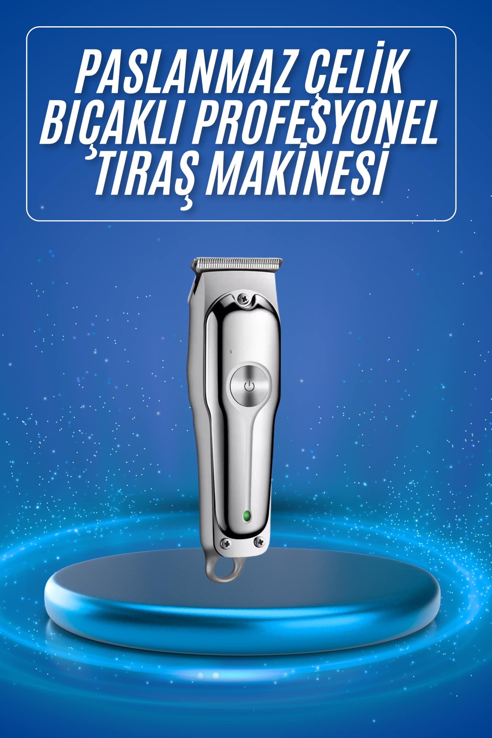 3 Taraklı Saç Sakal Düzeltici Traş Makinesi Seti Paslanmaz Çelik