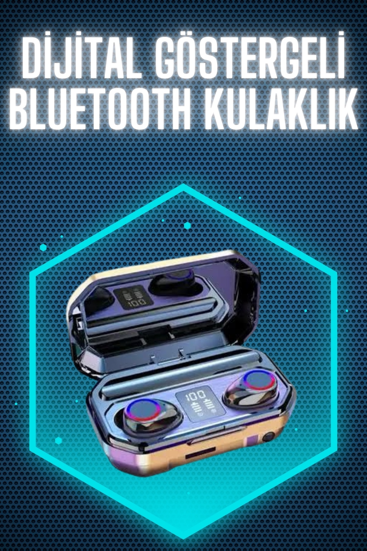 Bluetooth Kulaklık Android ve İOS Uyumlu ANC Özellikli Dijital Şarj Göstergeli