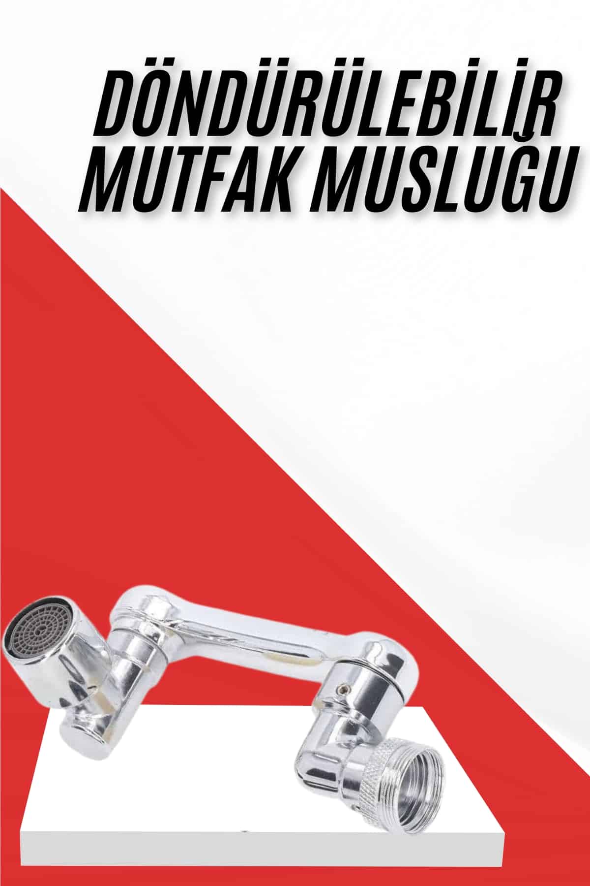 Her Yere Dönebilen Tasarruflu Mutfak Musluk Başlığı Ucu Musluk Ucu Oynar Başlıklı
