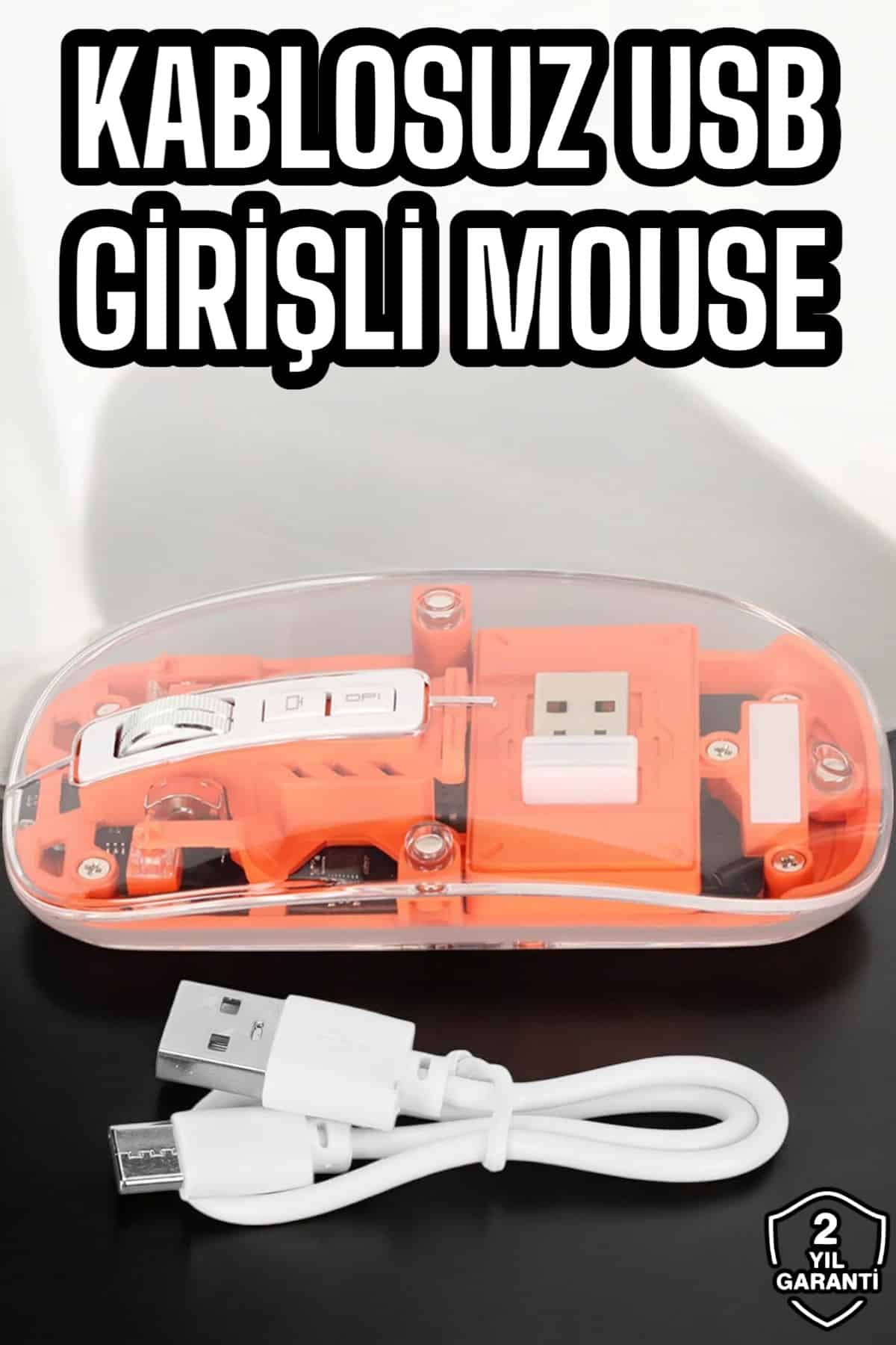 Fare Mouse Çift Modlu Kablosuz Bağlantılı 2.4GHz Destekli