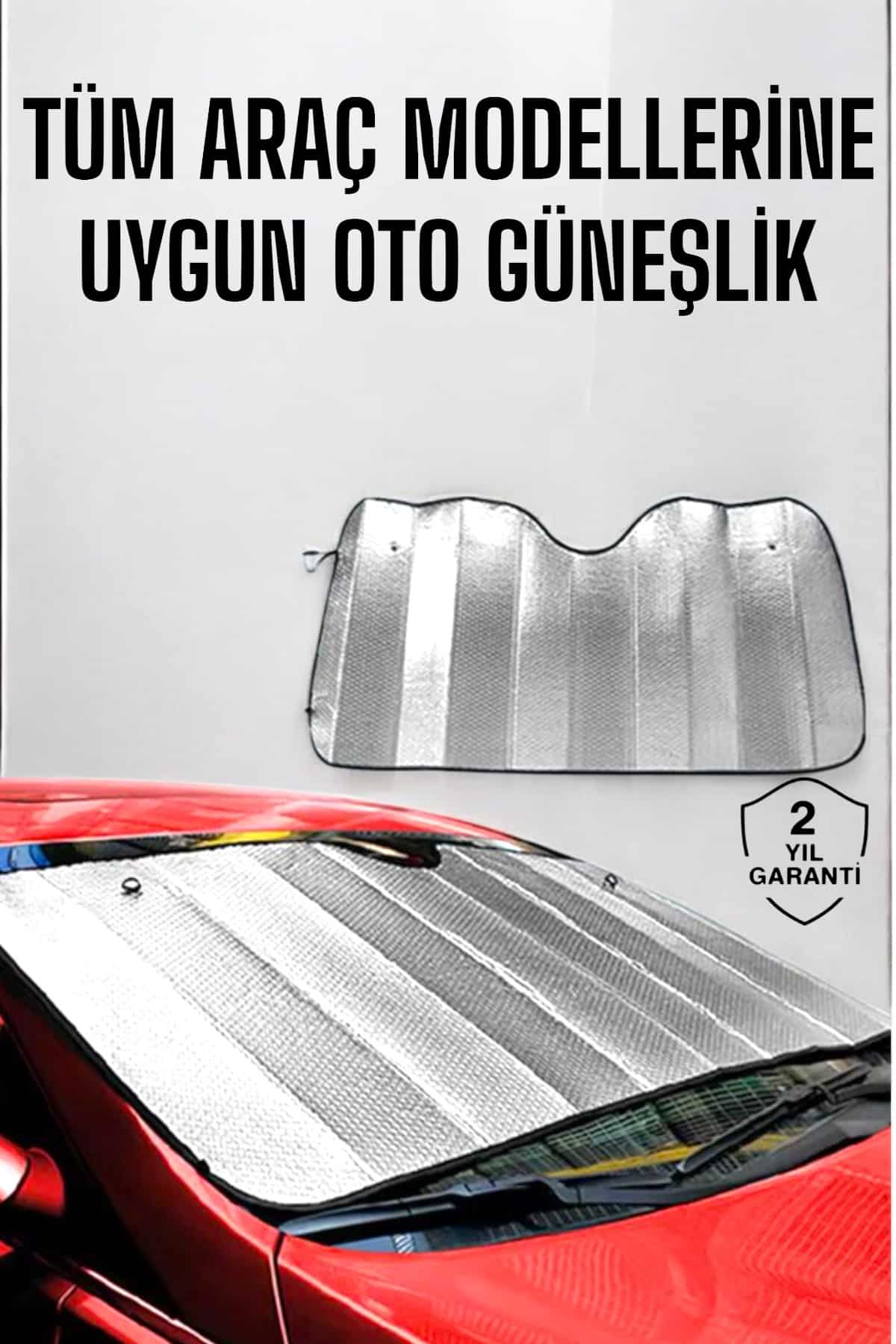 Oto Güneşlik Tüm Araç Tiplerine Uygun Isı Önleyici