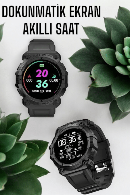 Unisex Tasarımıyla Klasik ve Spor Kombinlere Uygun Akıllı Saat