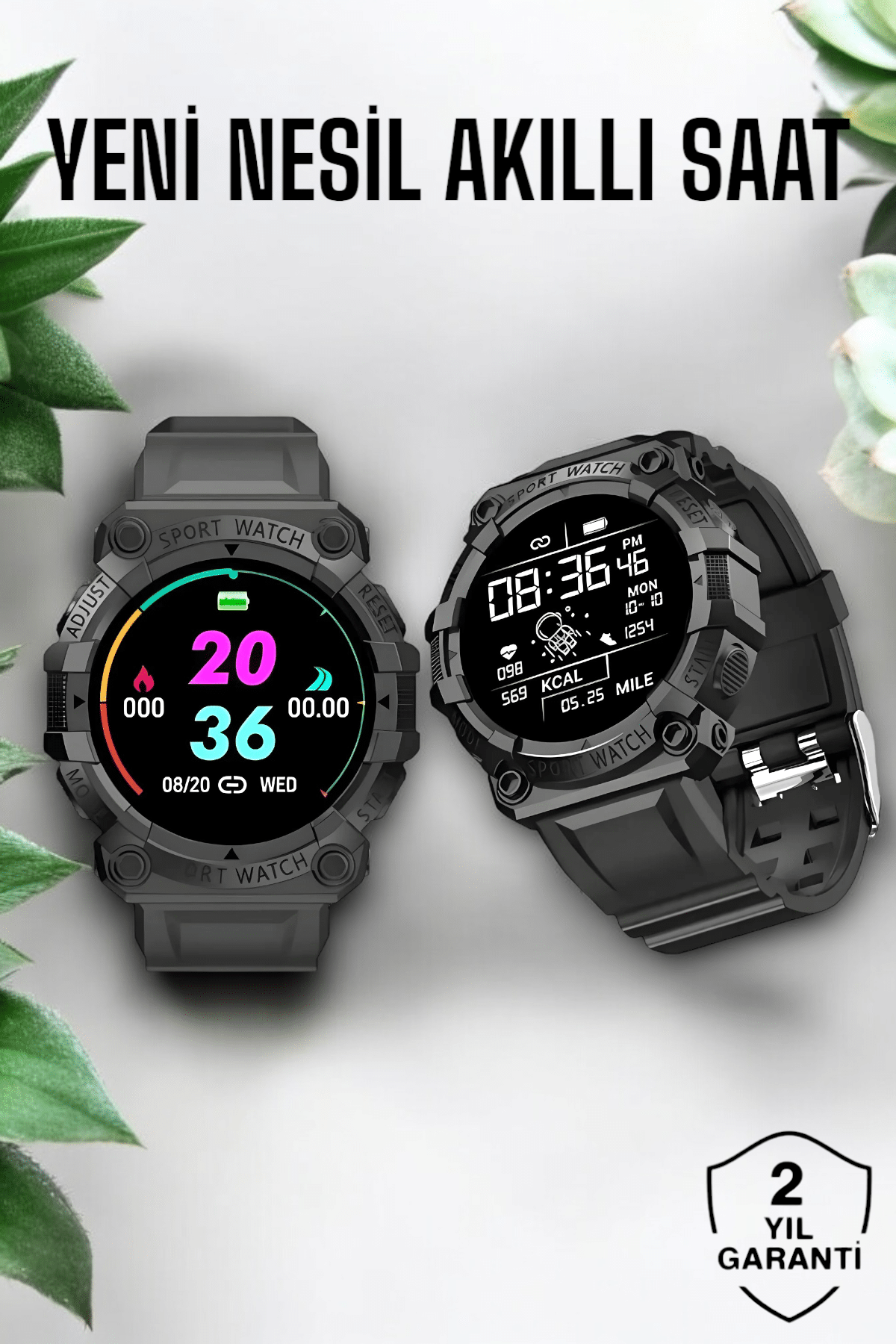 Bluetooth 5.0 Destekli Çok Fonksiyonlu Yeni Nesil Akıllı Saat