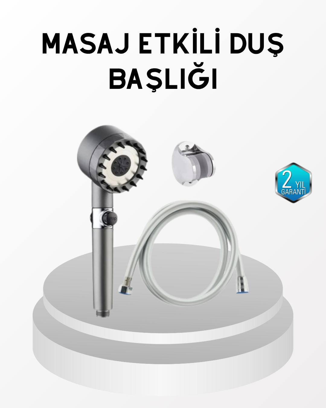 Masaj Etkili Duş Başlığı – Su Tasarruflu, Yüksek Basınçlı ve Cilt Dostu Tasarım