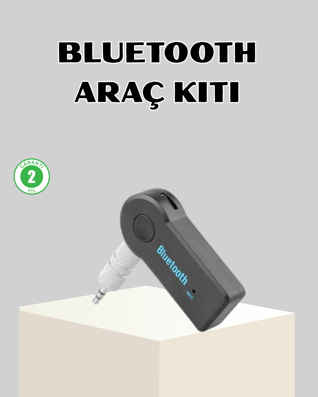 Bluetooth Araç Kiti AUX MP3 Çalar Kablosuz Eller Serbest Cihaz