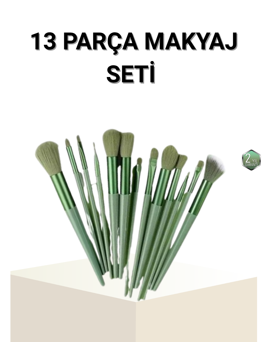 13’lü Profesyonel Makyaj Fırça Seti – Yumuşak Sentetik Kıllı, Tüm Cilt Tiplerine Uygun