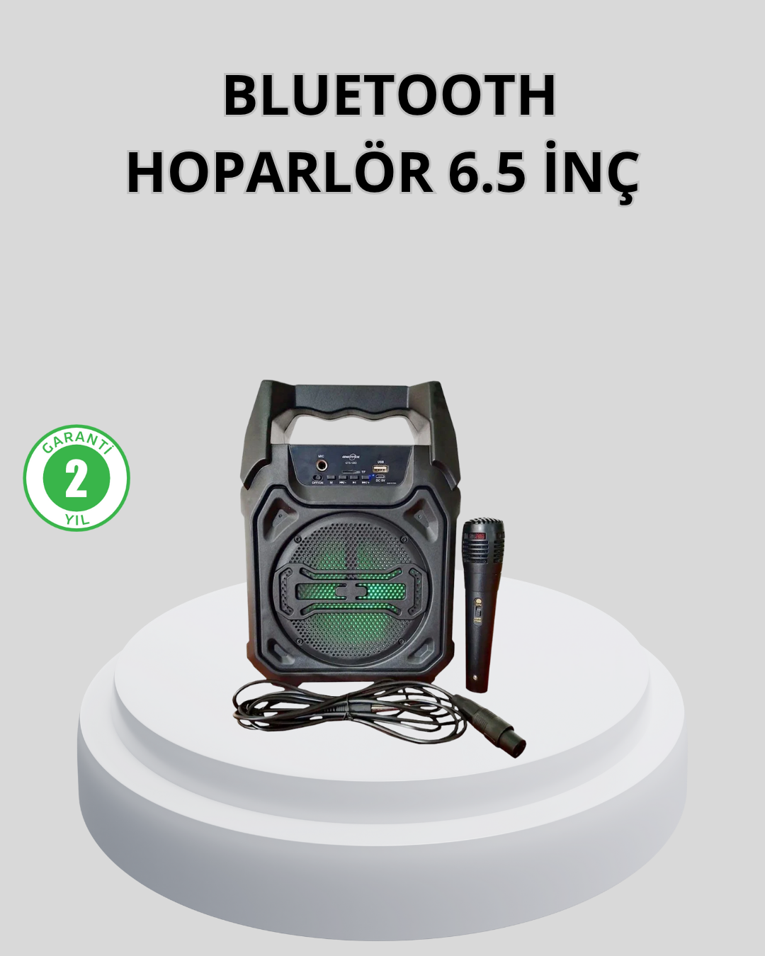 Taşınabilir Bluetooth Hoparlör – FM Radyo, USB, SD Kart ve TWS Özellikli