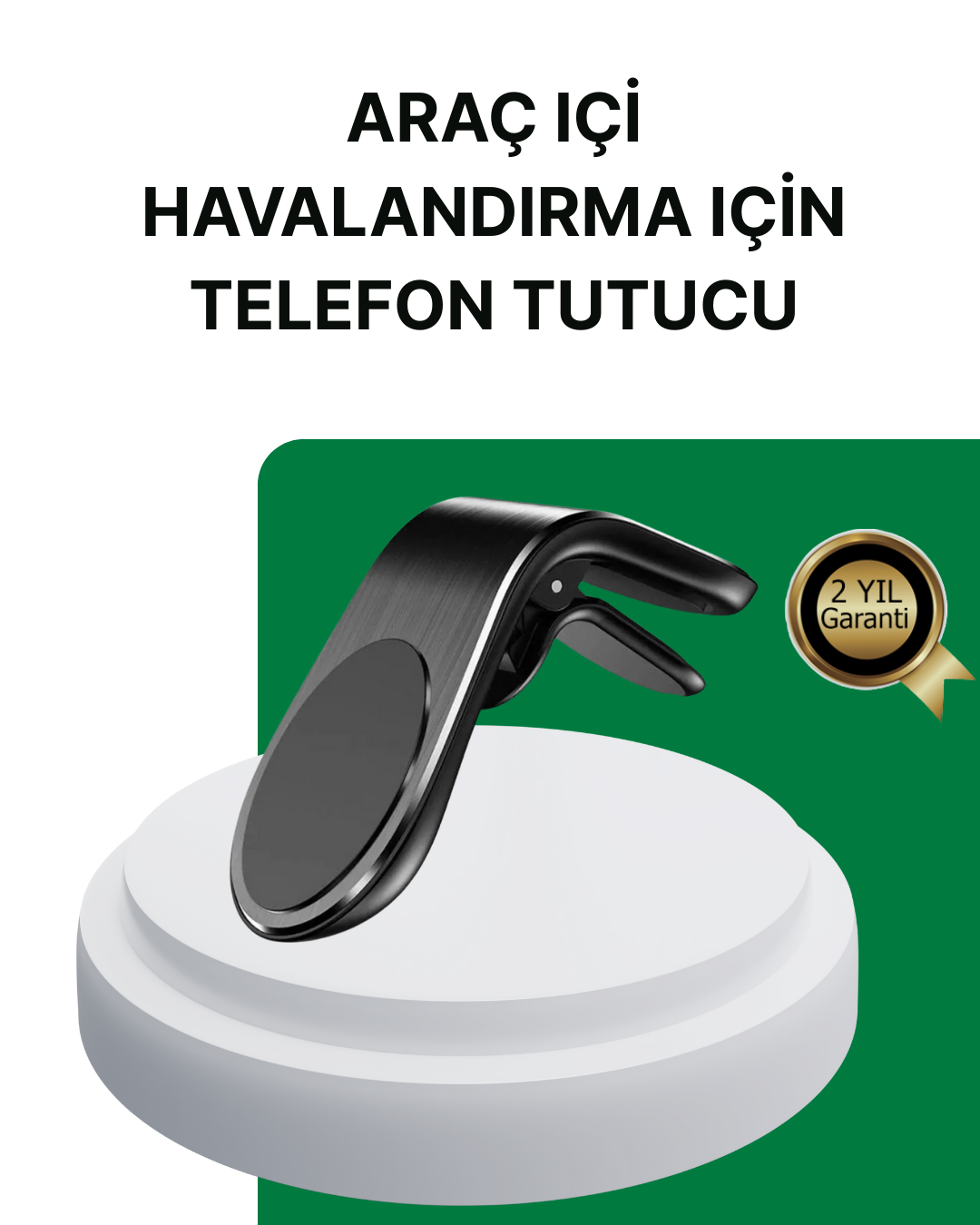 360° Ayarlanabilir Araç Telefon Tutucu – Tüm Telefonlarla Uyumlu