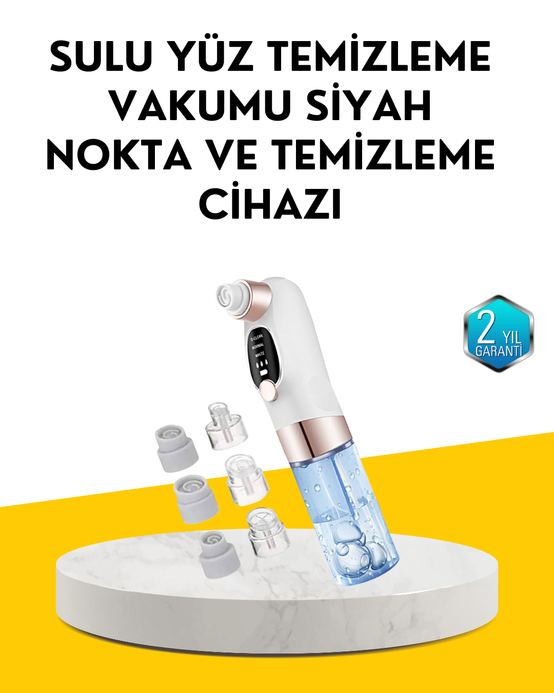 Çok Fonksiyonlu Cilt Bakım Cihazı – Siyah Nokta, Gözenek ve Akne Temizleyici