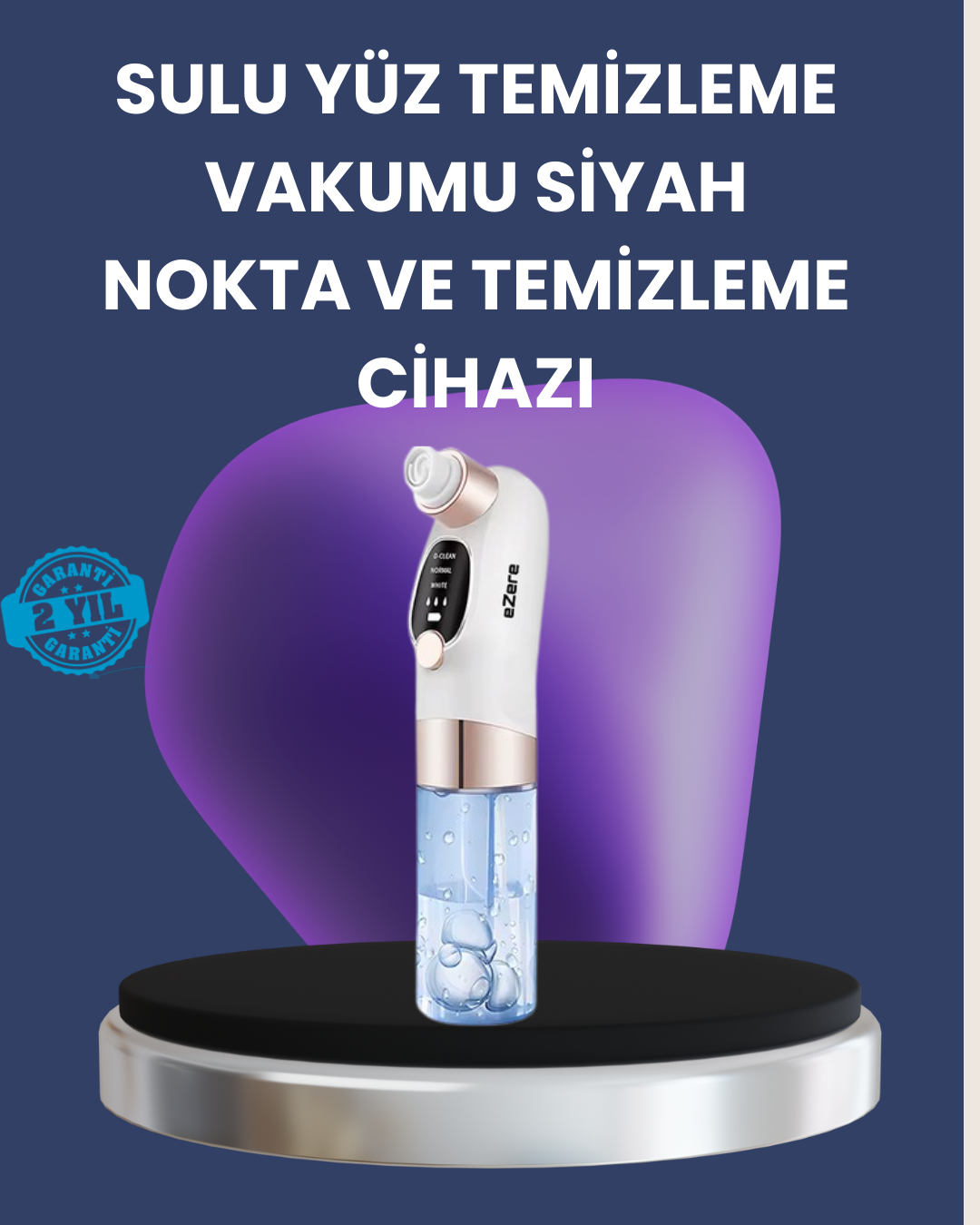 Elektrikli Siyah Nokta Sökücü – Derinlemesine Gözenek Temizleme Cihazı